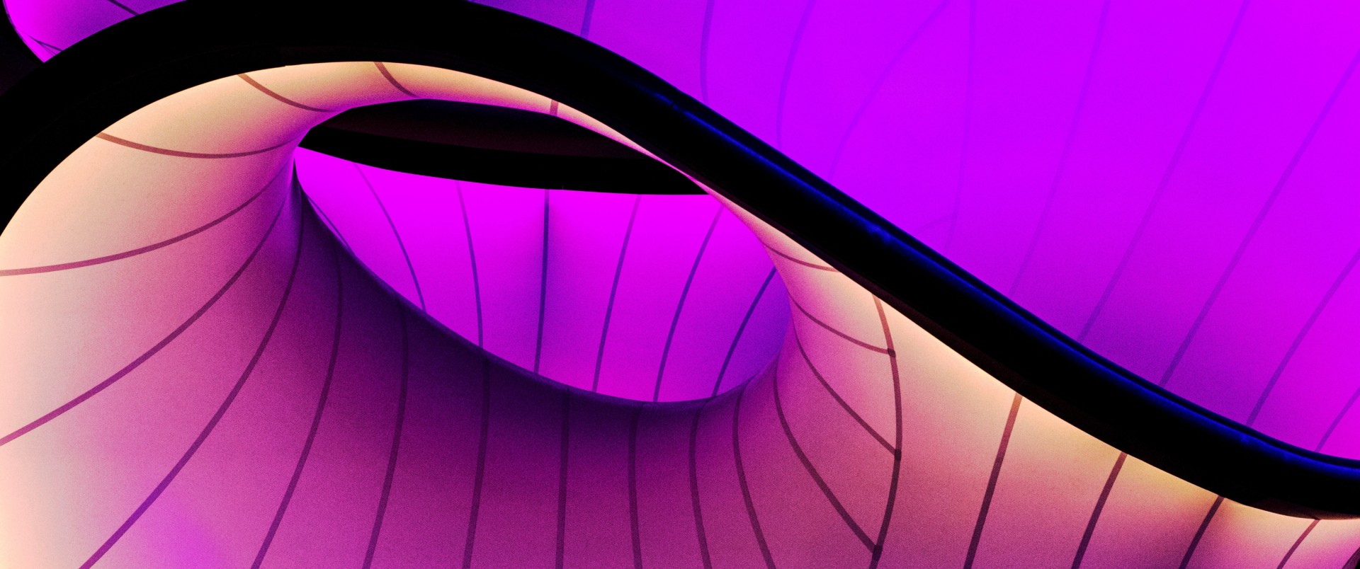 Purple Neon Architecture Wallpaper – free HD wallpaper