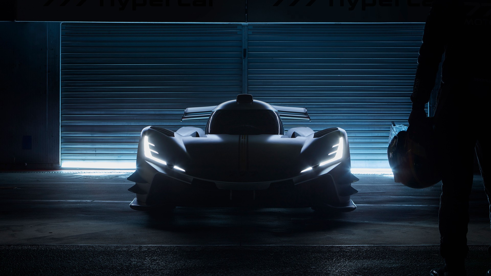 Prototype Race Car Garage Wallpaper – free HD wallpaper