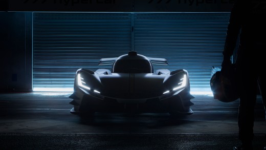 Prototype Race Car Garage Wallpaper
