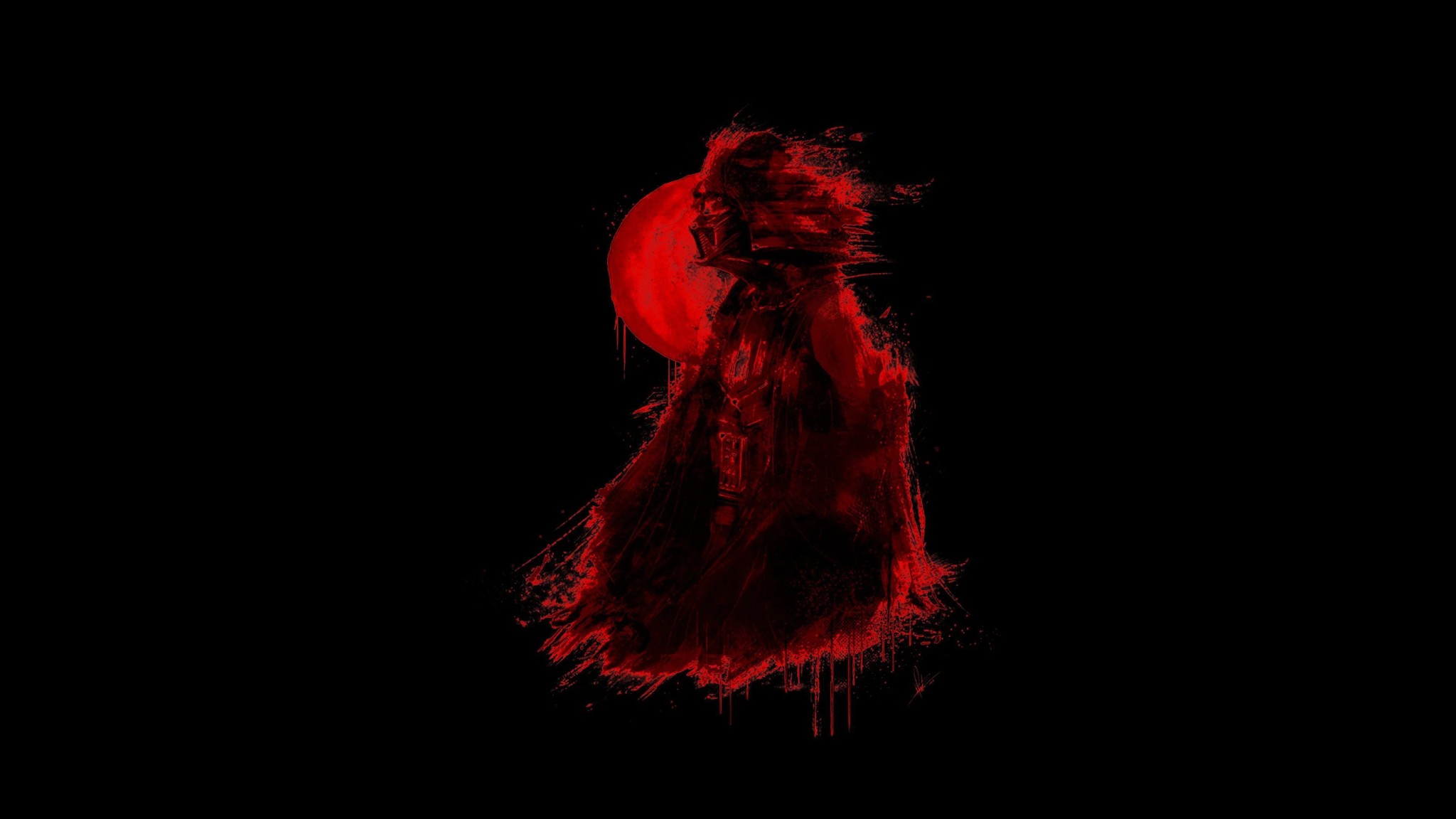 Red AMOLED Warrior Wallpaper