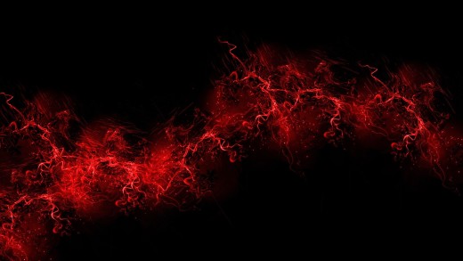 Red Electric Abstract 4K Wallpaper