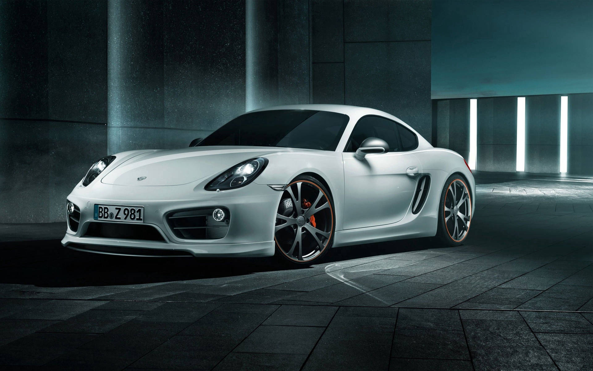 White Porsche Cayman Wallpaper – free HD wallpaper