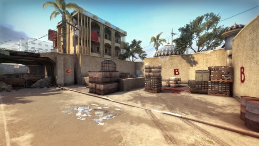 Counter-Strike 2 Dust II B Site Wallpaper