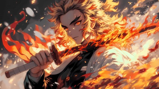 Kyojuro Rengoku Flame Hashira Wallpaper